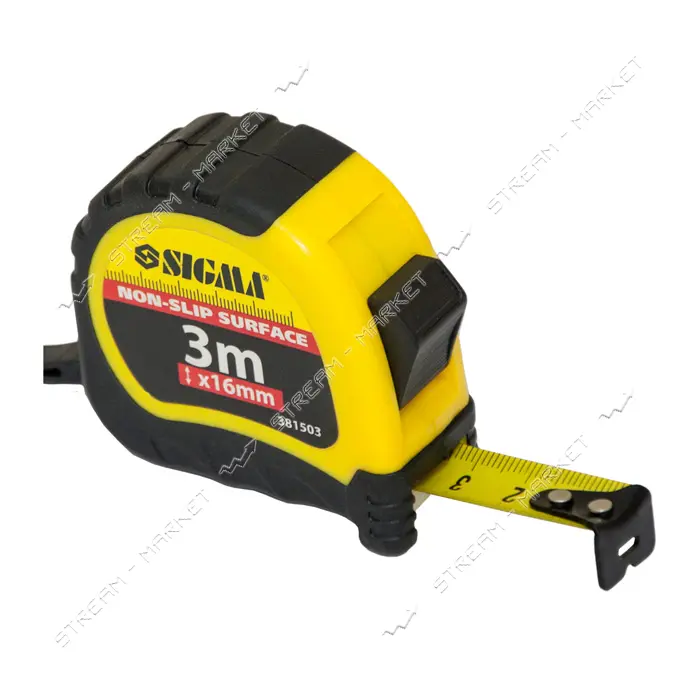 Рулетка Sigma SH3016 shiftlock 3м                                                                   