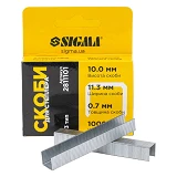 Скобы Sigma 2811101 10х0.7мм 1000шт 10шт