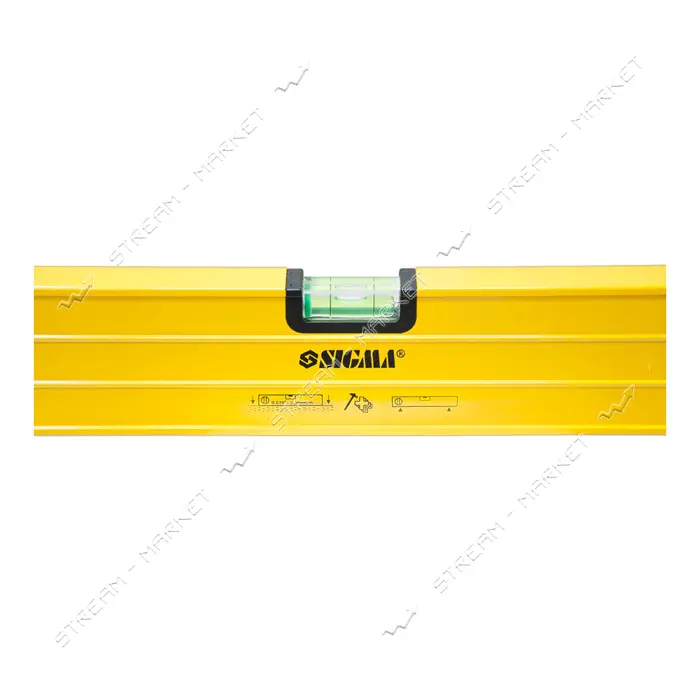Уровень Sigma 3721101 100см 3 глазка 2 рукоятки PROFI                                               