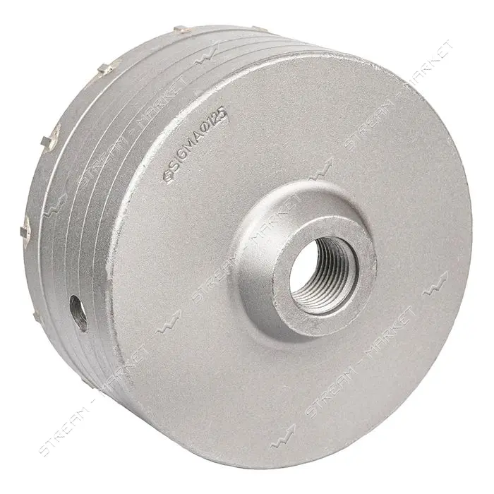 Коронка по бетону Sigma 1513201 125х70мм 13 зубцов тубус