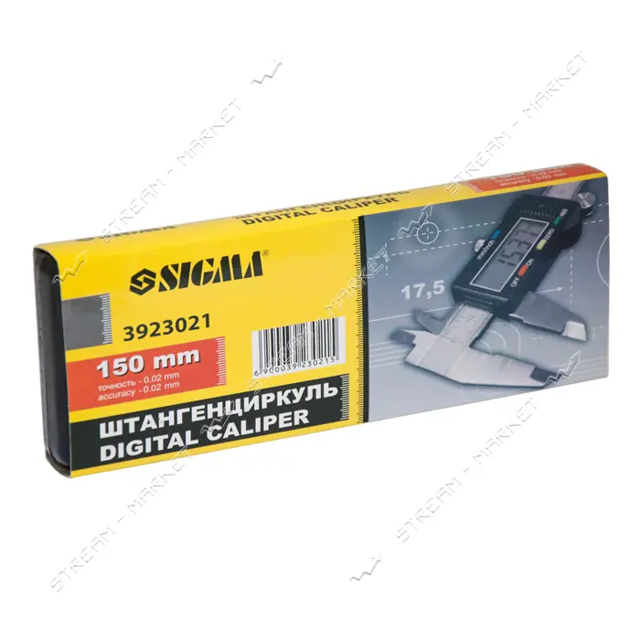 Штангенциркуль цифровой Sigma 3923021                                                               