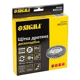 Щетка стальная дискообразная Sigma 9021151 902115 150мм                                             