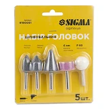 Набор шлифовальных камней Sigma 9190051 5шт