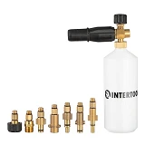Насадка-пеногенератор Intertool DT-1536 универсальная для моек высокого давления 1000мл             