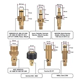Насадка-пеногенератор Intertool DT-1536 универсальная для моек высокого давления 1000мл             