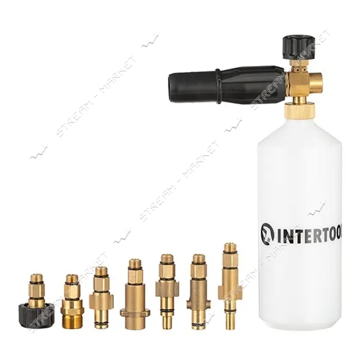 Насадка-пеногенератор Intertool DT-1536 универсальная для моек высокого давления 1000мл             