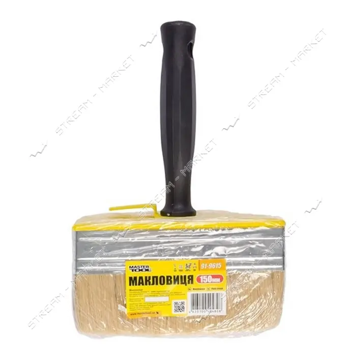 Кисть макловица Mastertool 91-9615 пластиковая ручка 150x50x45мм