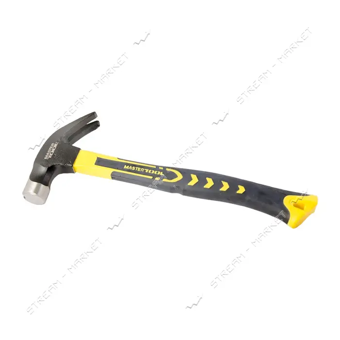 Молоток столярный Mastertool 02-0705 рукоятка из стекловолокна и магнитный держатель 450г