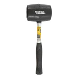 Киянка резиновая Mastertool 02-1304 металлическая рукоятка 900г черная
