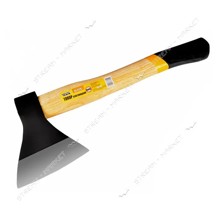 Топор Mastertool 05-0126 деревянная рукоятка с полимерной защитой 600г 390мм