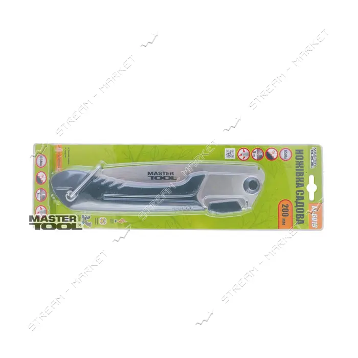 Ножовка садовая Mastertool 14-6019 складная 440мм лезвие 200мм 7TPI каленый зуб 3-D заточка