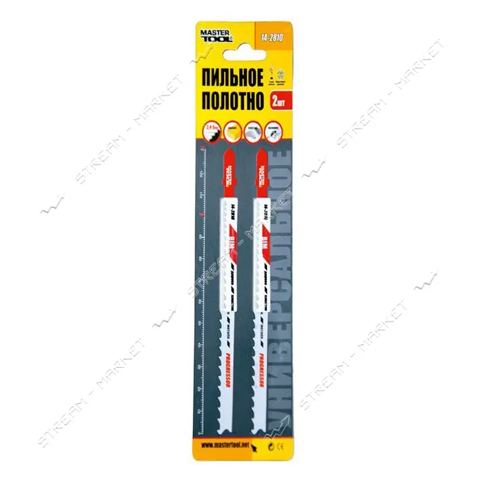 Пильное полотно Mastertool 14-2810 Progressor 2шт T345XF