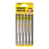 Пильное полотно Mastertool 14-2821 для лобзика по дереву Т301DL 5шт