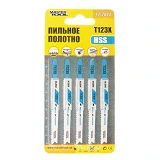Пильное полотно Mastertool 14-2814 для лобзика по металлу PROGRESSOR T123X 5шт                      