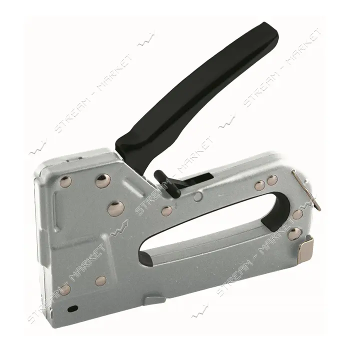 Степлер рессорный MasterTool 41-0909 3 в 1 для скобы 4-14мм 11.3x0.7мм гвоздь 14мм скоба 10.6x.2м   