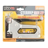 Степлер пружинный для скобы MasterTool 41-0906 4-14мм 11.3x0.7мм плавная регулировка силы удара