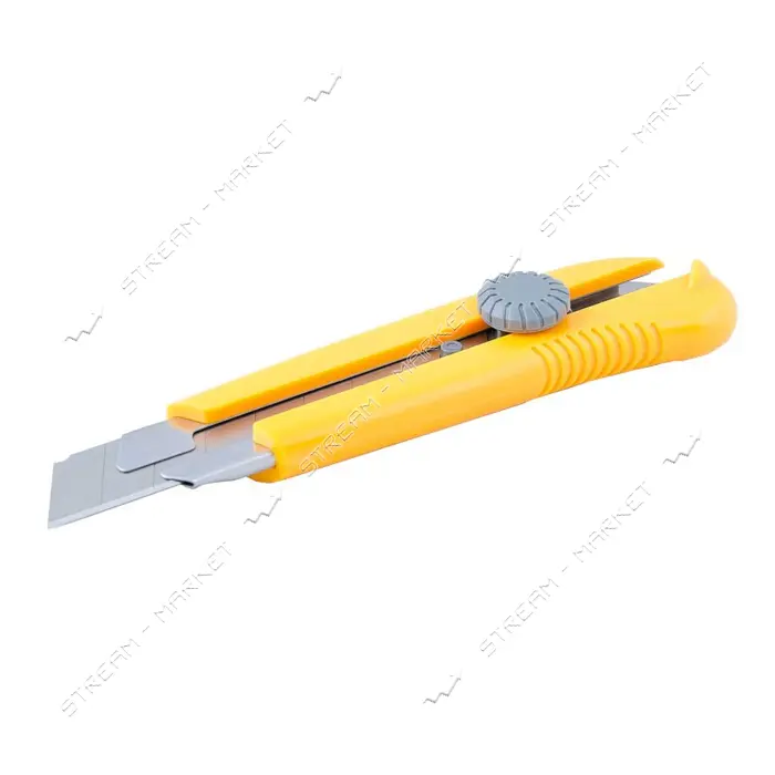 Нож Mastertool 17-0325 25мм пластиковый с металлической направляющей винтовой замок