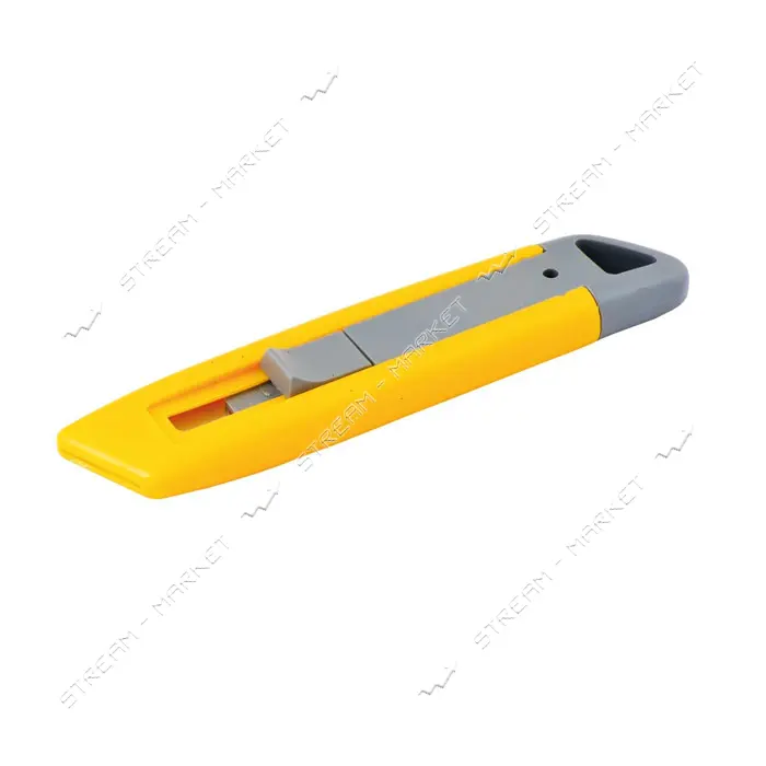 Нож Mastertool 17-0301 трапеция пластиковый безопасное лезвие                                       