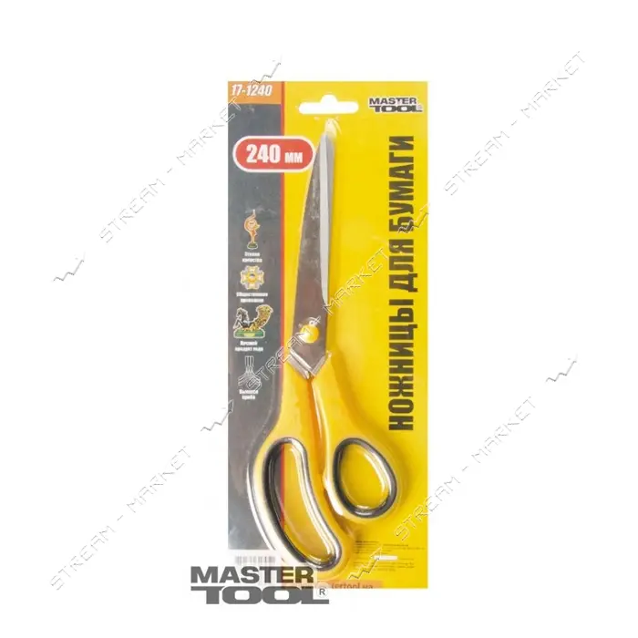 Ножницы для бумаги Master-Tool 17-1240 240мм                                                        