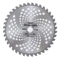 Диск для триммера MasterTool 19-2000 Gagden 255x25.4x40Т с победитовой напайкой                     