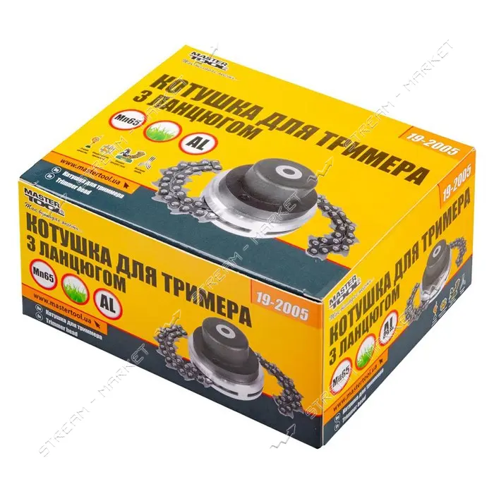 Катушка для триммера с цепью Mastertool 19-2005                                                     