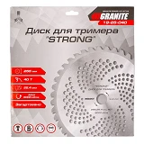 Диск для триммера GRANITE 19-25-040 Strong 255x25.4x40Т с победитовой напайкой закаленный