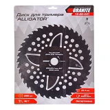 Диск для триммера GRANITE 19-25-041 Alligator 255x25.4x40Т с победитовой напайкой закаленный