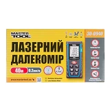 Дальномер лазерный Mastertool 30-0940 0.05-40м 2мм/м чехол батарейки тип ААAx2 в комплекте          