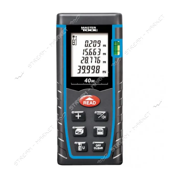 Дальномер лазерный Mastertool 30-0940 0.05-40м 2мм/м чехол батарейки тип ААAx2 в комплекте          