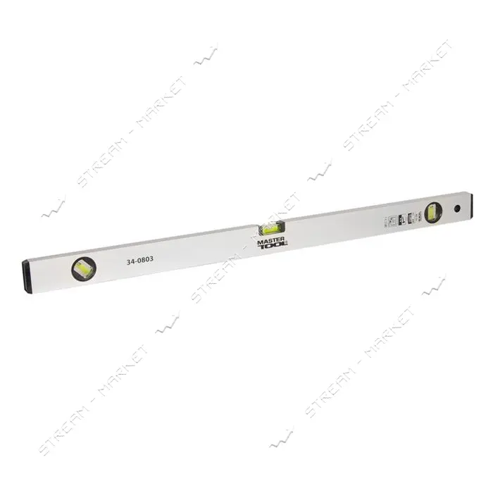 Уровень усиленный MasterTool 34-0803 80см 3 капсулы                                                 