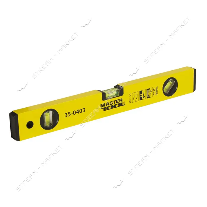 Уровень усиленный MasterTool 35-0403 с магнитами 40см 3 капсулы                                     
