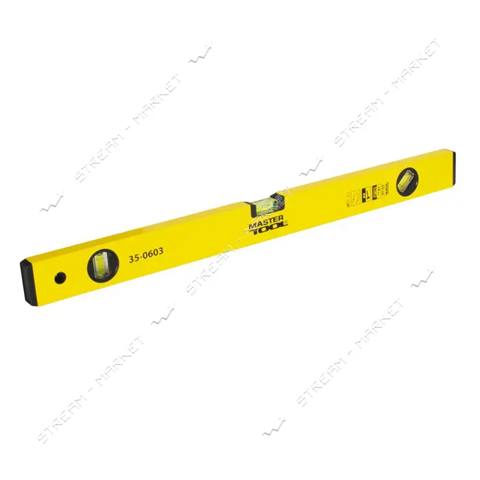 Уровень усиленный MasterTool 35-0603 с магнитами 60см 3 капсулы