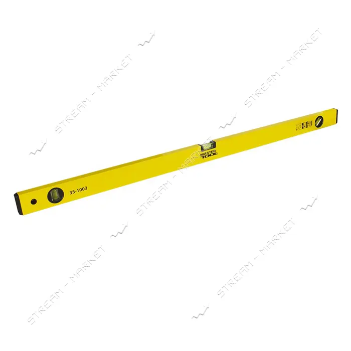 Уровень усиленный MasterTool 35-1003 с магнитами 100см 3 капсулы