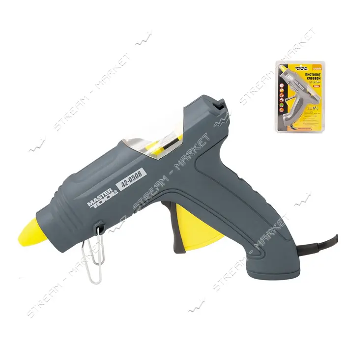 Пистолет клеевой Mastertool 42-0508 d11.2мм 200Вт Капля-Стоп
