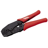 Клещи для обжима контактов Mastertool 75-2250 с трещоткой 220мм