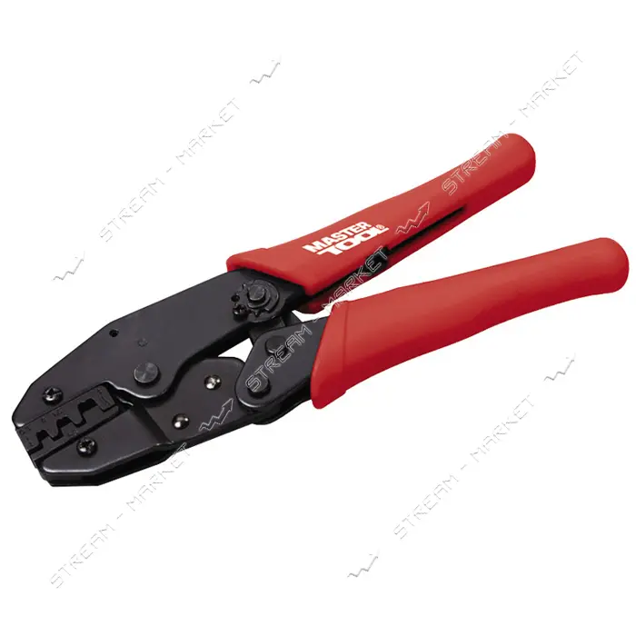 Клещи для обжима контактов Mastertool 75-2250 с трещоткой 220мм