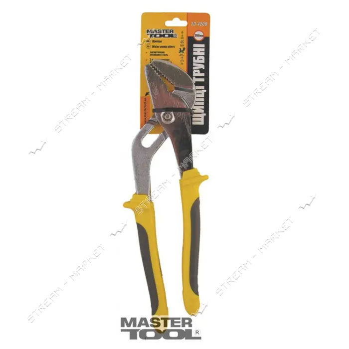 Щипцы трубные Mastertool 23-4200 200мм                                                              