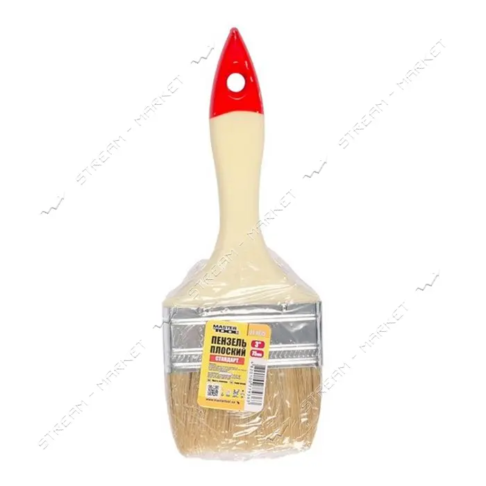 Кисть плоская Mastertool 91-1675 Стандарт 3"                                                        