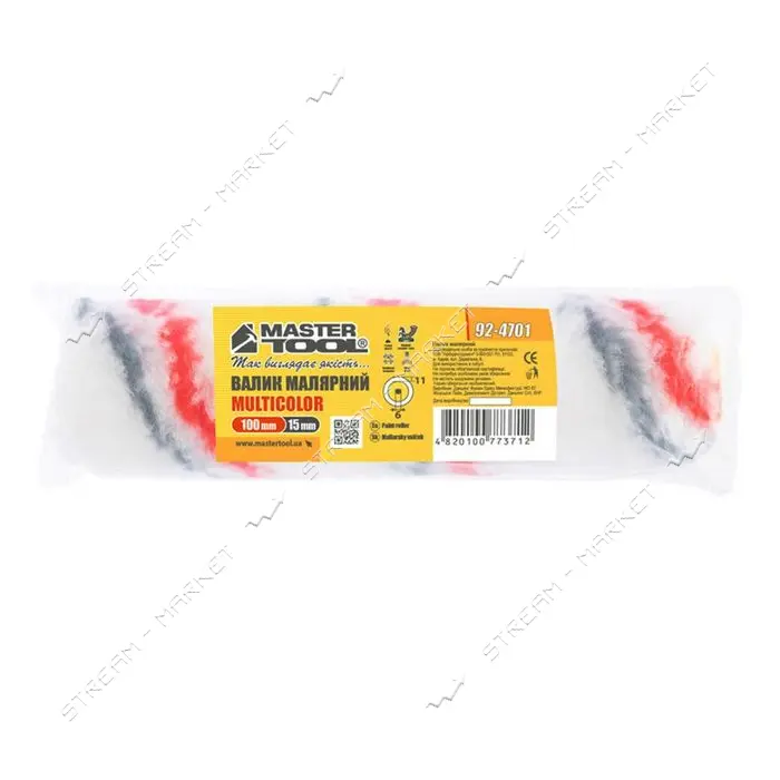 Минивалик Mastertool 92-4701 Мультиколор d6мм 15x100x11мм                                           