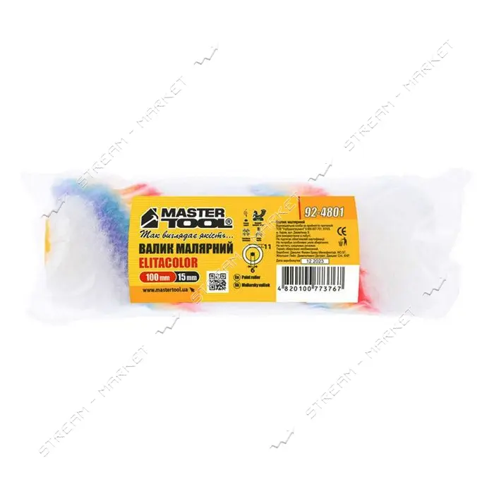 Минивалик Mastertool 92-4801 Элитаколор d6мм 15x100x11мм                                            