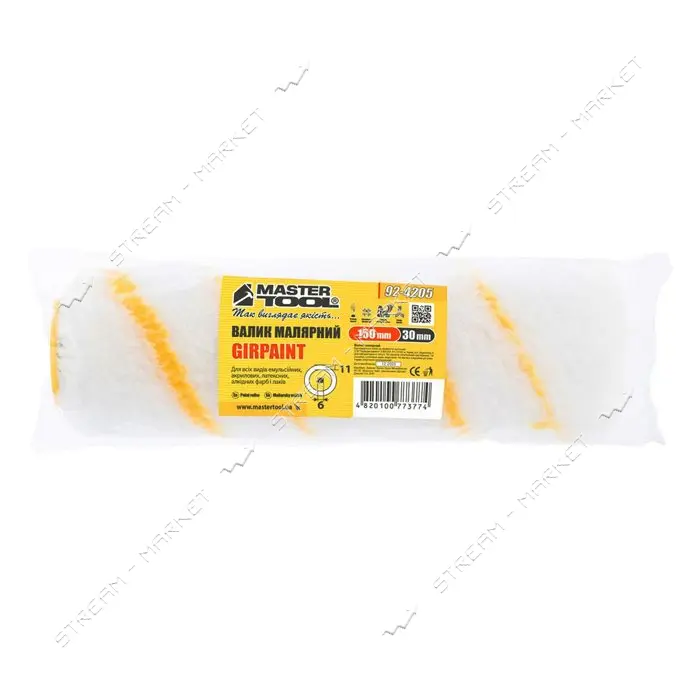 Минивалик Mastertool 92-4205 Гирпаинт Миди d6мм 30x150x11мм                                         