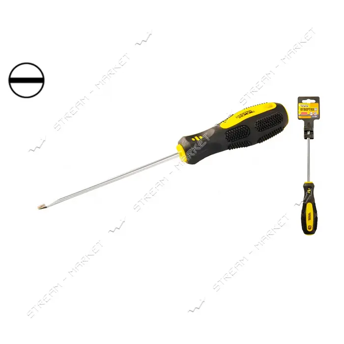 Отвертка плоская Mastertool 48-5415 SL4x150