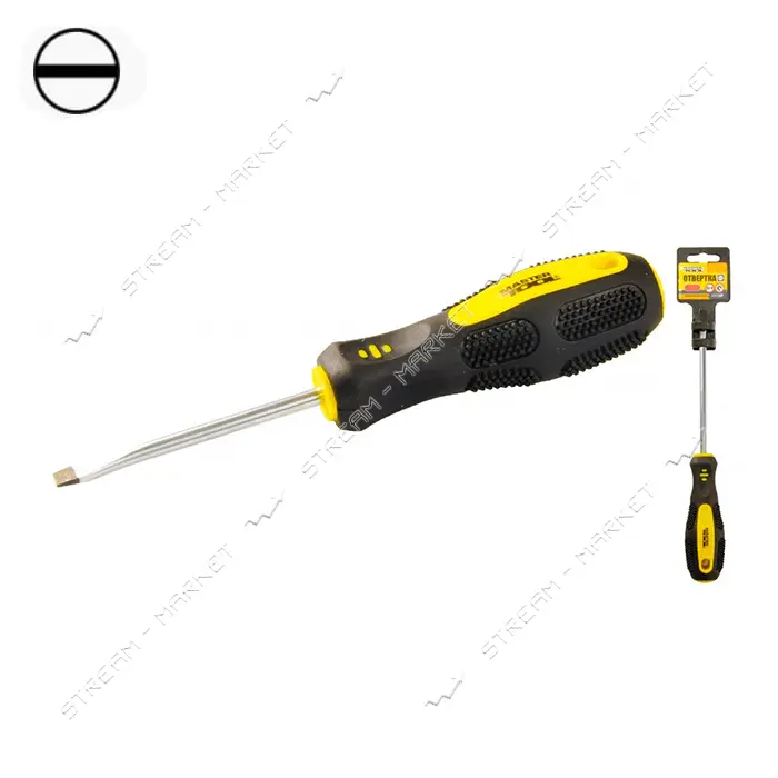 Отвертка плоская Mastertool 48-5575 SL5x75                                                          