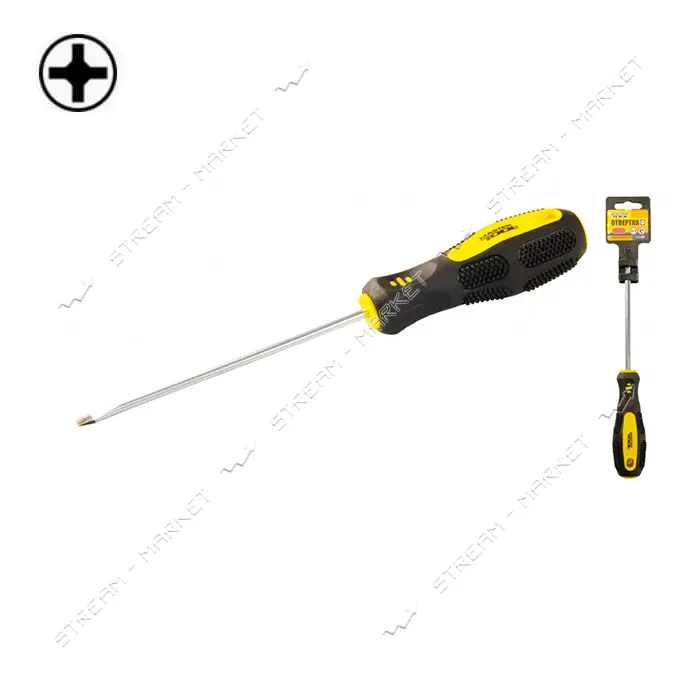 Отвертка плоская Mastertool 48-5815 SL8x150                                                         