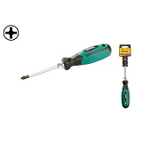 Отвертка крестовая Mastertool 45-8075 РН0x75 усиленная                                              