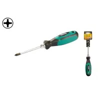 Викрутка хрестова Mastertool 45-8075 РН0x75 посилена                                                