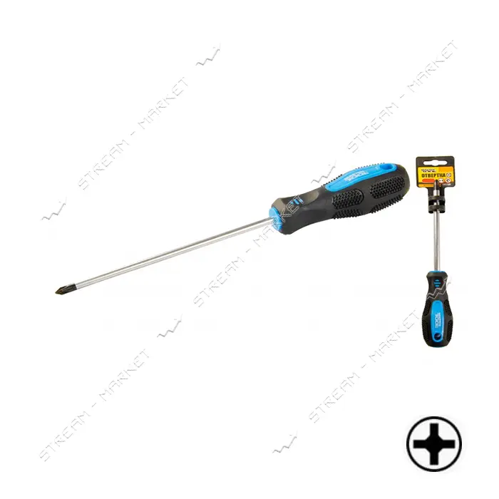 Отвертка крестовая Mastertool 48-5315 РН3x150                                                       