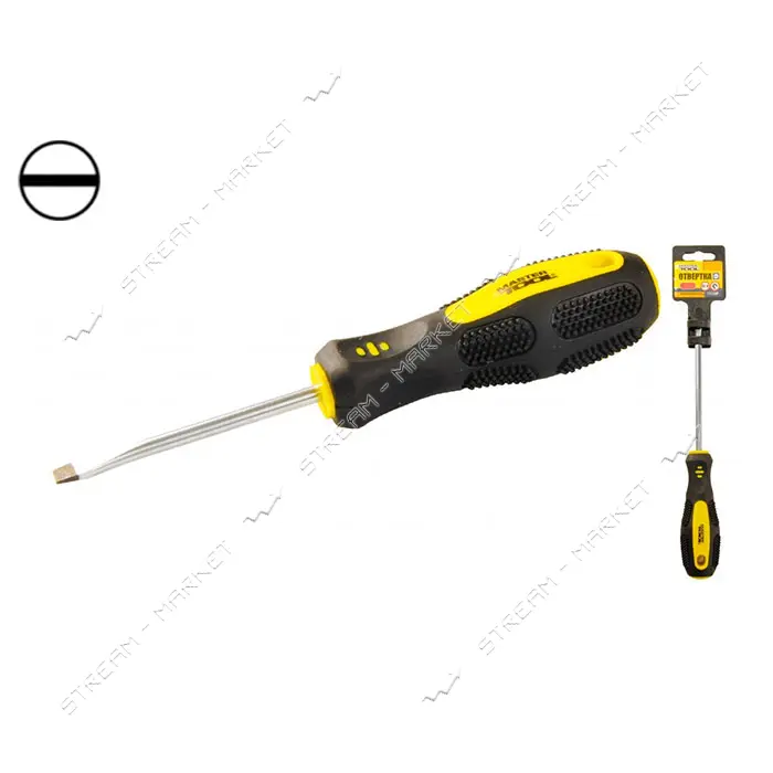 Отвертка плоская Mastertool 48-5375 SL3x75                                                          