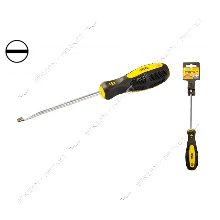Отвертка плоская Mastertool 48-5410 SL4x100