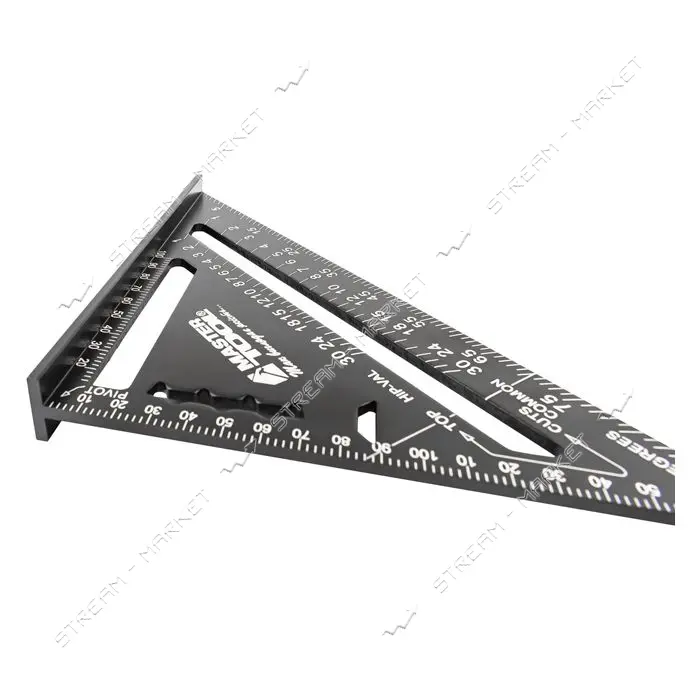 Угольник плотника MasterTool 30-3518 SWANSON алюминиевый 180мм